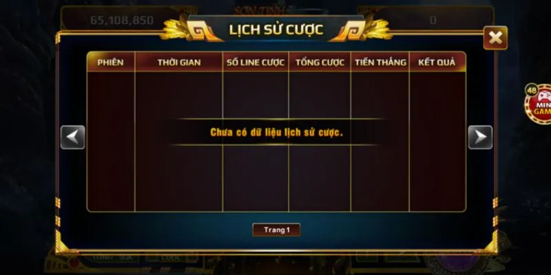 Theo dõi lịch sử cược